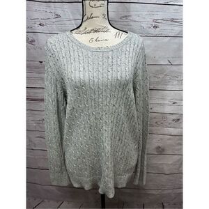 Croft & Barrow‎ XL gray pullover sweater